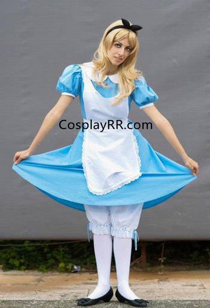 Alice in Wonderland dress Alice costume for adults plus size Cosplayrr