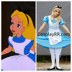 Alice in Wonderland dress Alice costume for adults plus size