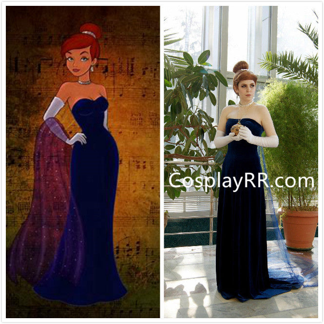 Anastasia Princess costume Anastasia costume blue dress – Cosplayrr