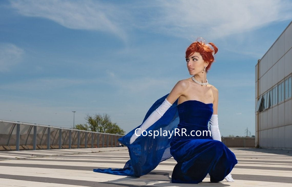 Anastasia costume blue dress cosplay plus size Cosplayrr Anastasia costume blue dress cosplay plus size Cosplayrr
