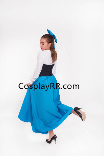 Ariel Blue dress Halloween costume plus size