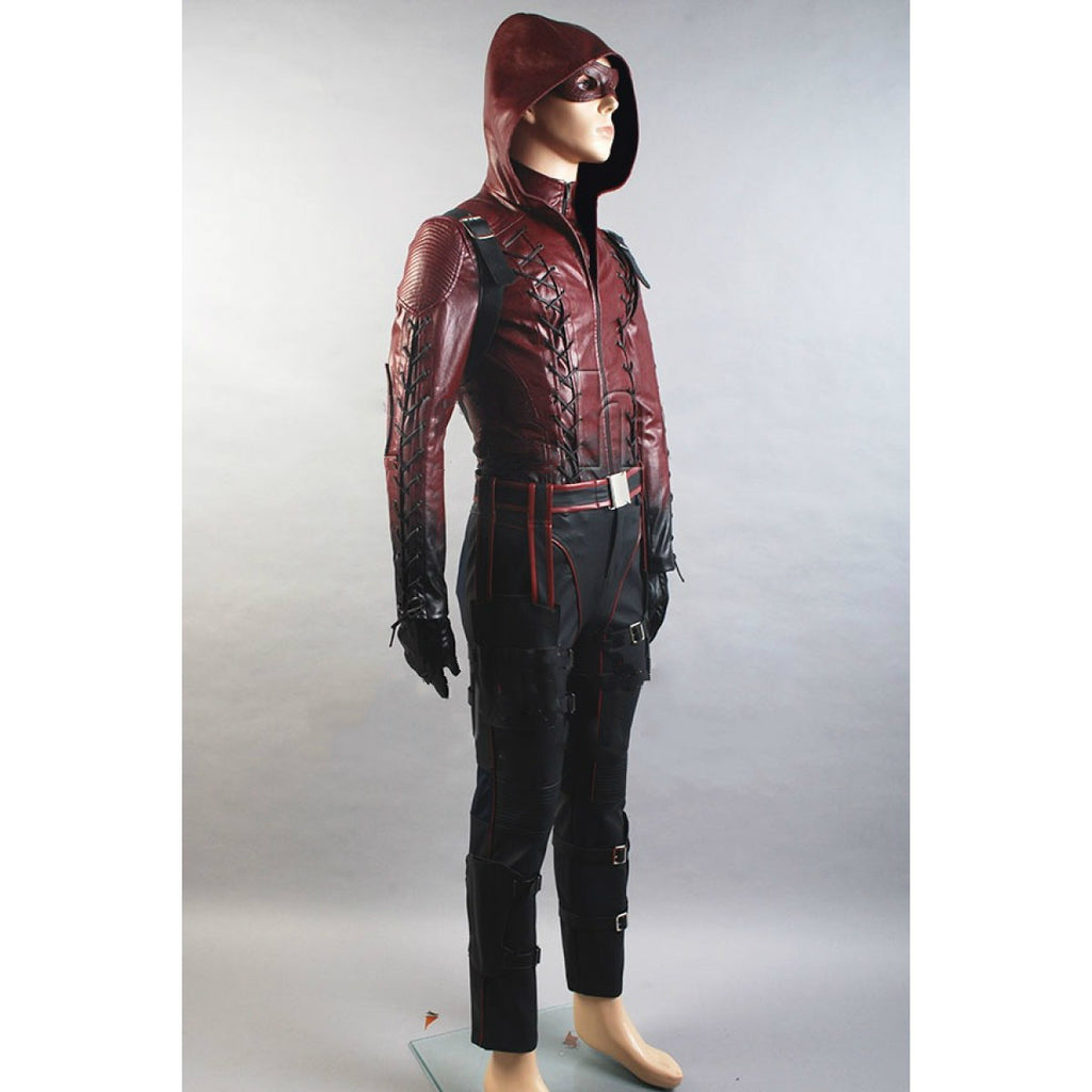 Arrow Season 3 Red Arrow Roy Harper Arsenal Red Costume – Cosplayrr, image size:1024x1024