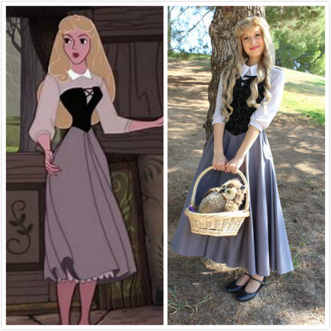 Briar Rose Dress Costume from Sleeping Beauty