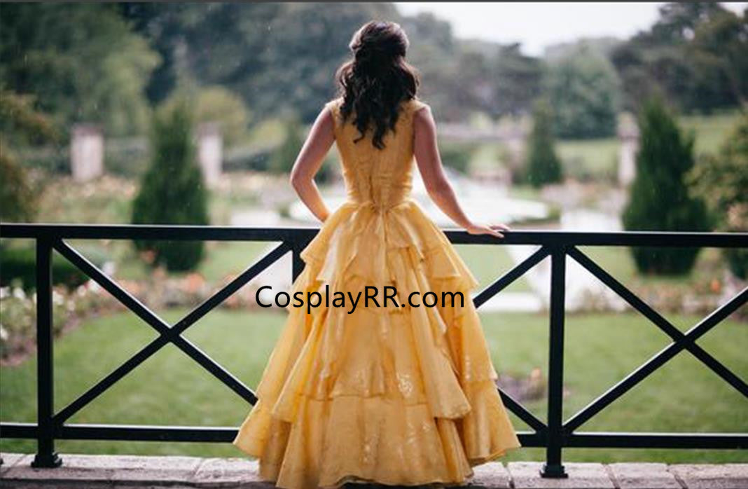 Beauty and the Beast Belle Dress Cosplay Costume 2017 Live Action Movi –  Cosplayrr