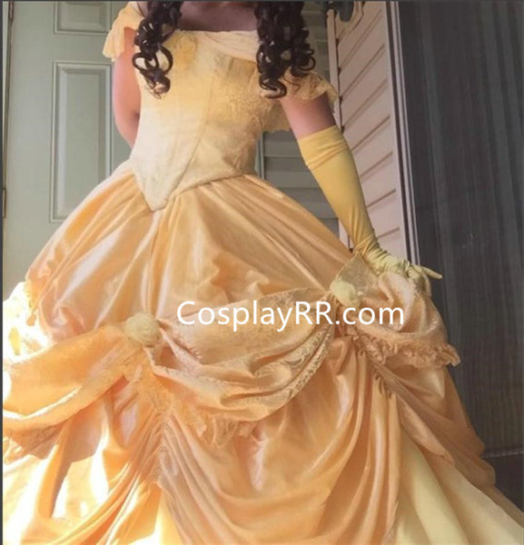 Belle Dress Ball Gown Costume from Beauty and the Beast