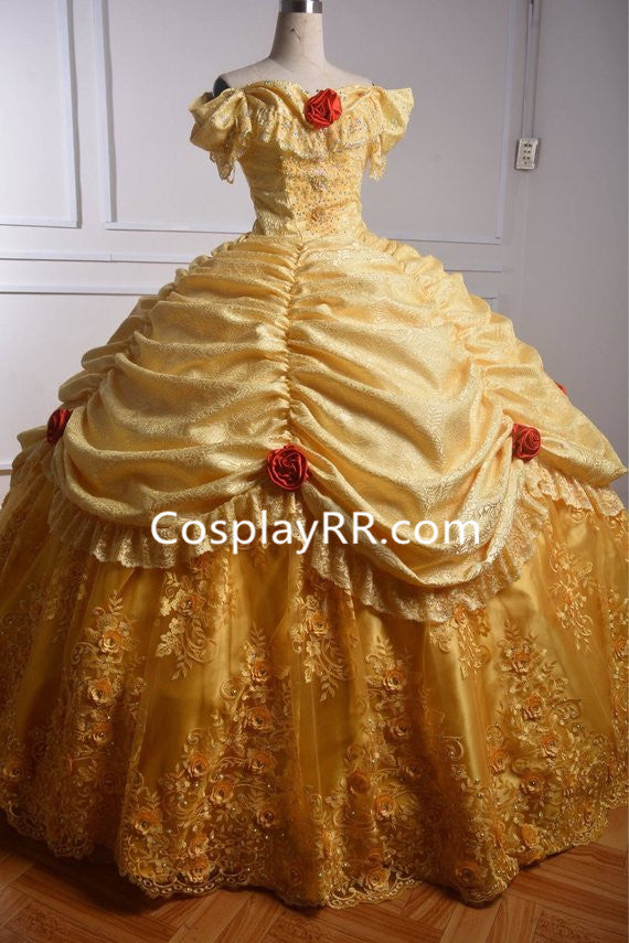 Princess Belle Costume, Princess Belle Dress Beauty and the Beast