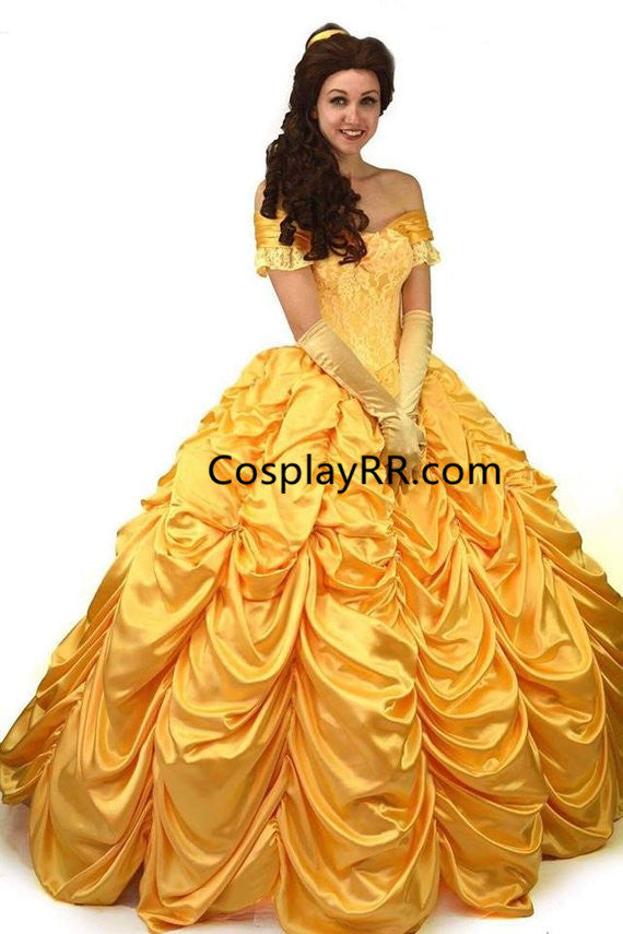 Princess Belle Dress Cosplay Costume Plus Size – Cosplayrr