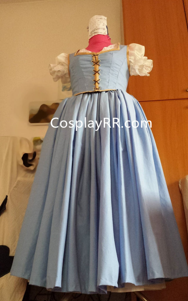 belle once upon a time blue dress Costume – Cosplayrr IT secures with a 611611 lace tight long dress Color:Soft Fern