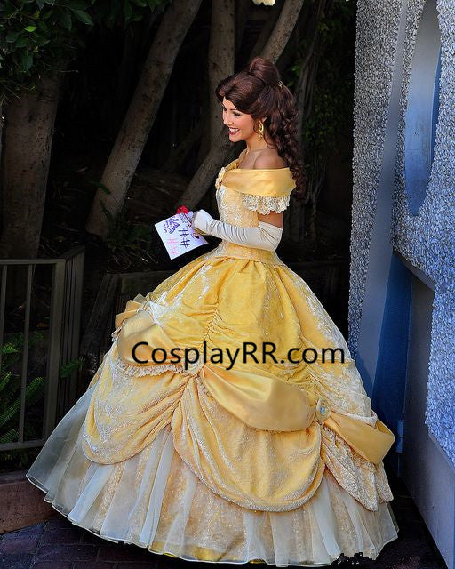 Princess Belle Dress Party Version Costume for Adult Cosplayrr Princess Belle Dress Party Version Costume for Adult Cosplayrr