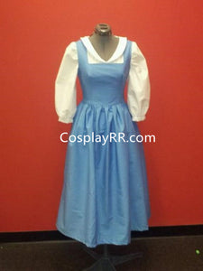 Princess Belle Provincial Blue Dress Cosplay Costume – Cosplayrr Princess Belle Provincial Blue Dress Cosplay Costume – Cosplayrr
