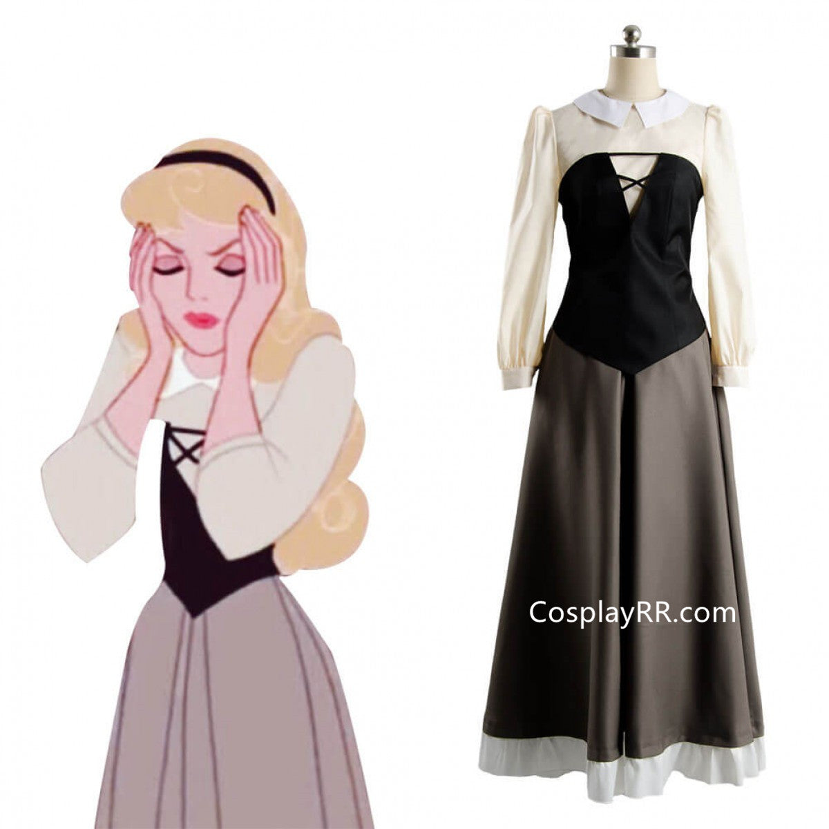 Briar Rose Princess Dress Adult Women's Costume