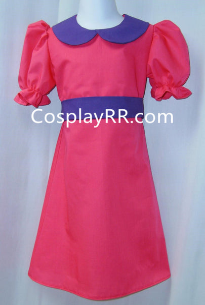 Child's Princess Bubblegum costume Crown cosplay dress outfits