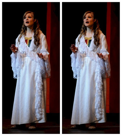 Christine Daae costume phantom of the opera white dress