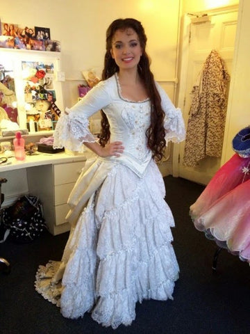 Christine Daae hannibal costume white dress plus size