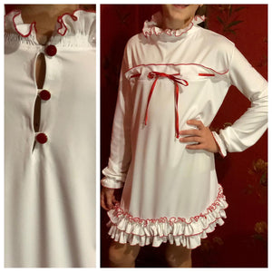 Christmas nightgown pajamas Christmas Santa Claus costume