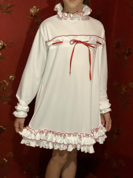 Christmas nightgown pajamas Christmas Santa Claus costume