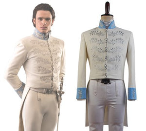 Cinderella 2015 Movie Prince Charming Costume Kit Uniform Outfit Cosplay