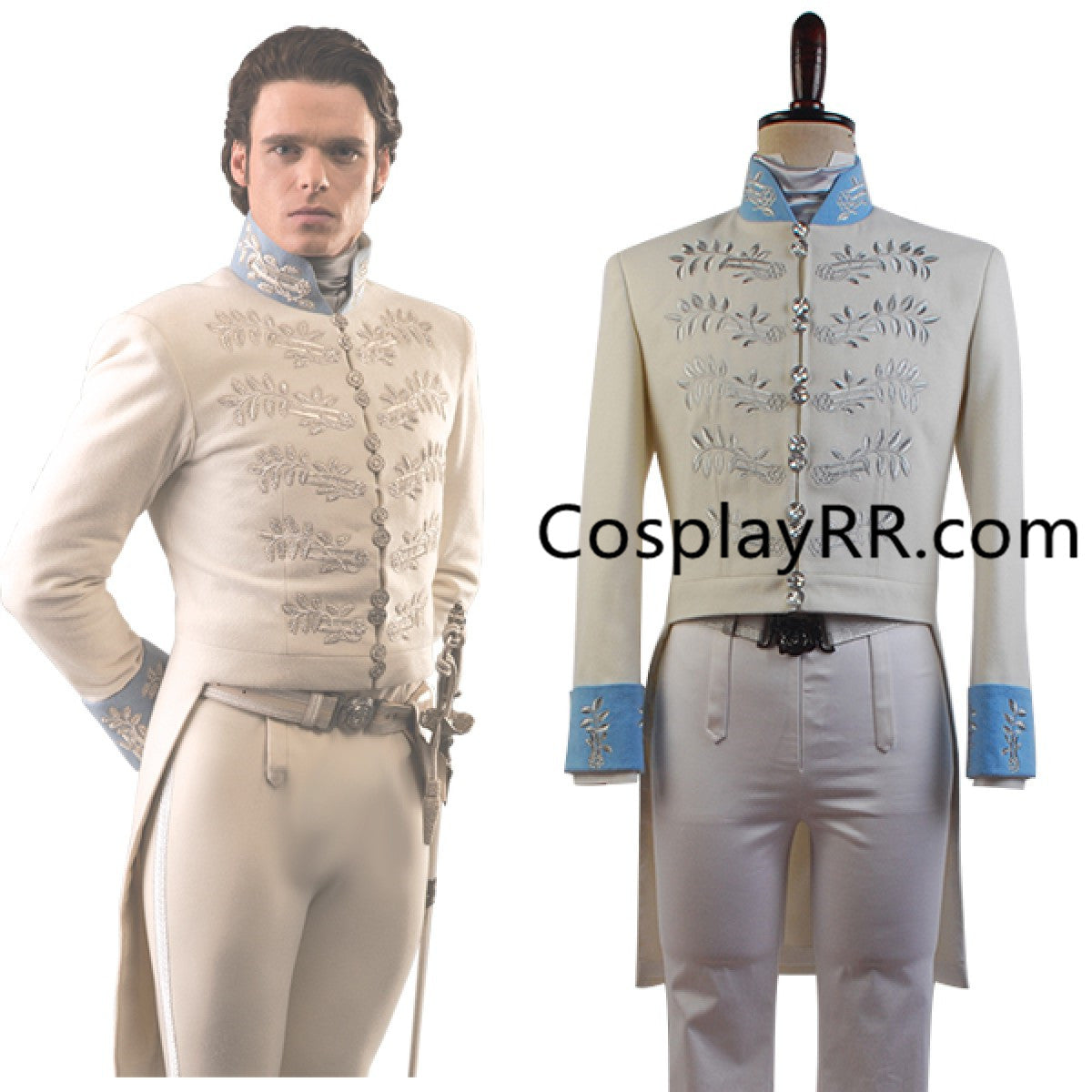 Cinderella 2015 Prince Charming costume suit for adults