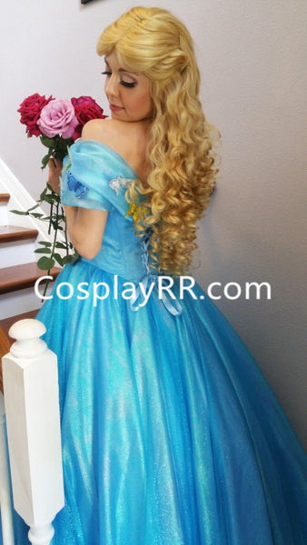 Movie 2015 New Cinderella Dress Costume for Sale