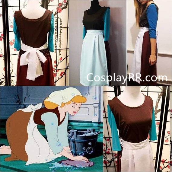 Cinderella Rags Costume Adult Servant Costume