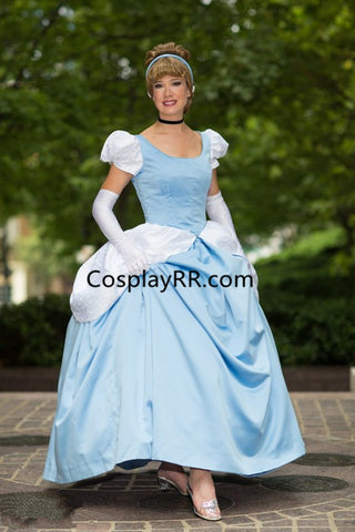 Cinderella dress cosplay costume cartoon for adult plus size