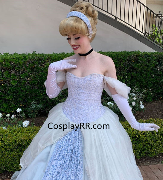 Cinderella dress cosplay costume for sale plus size