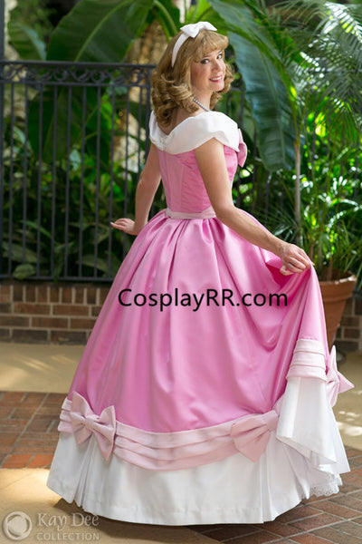 Cinderella pink dress for adult plus size
