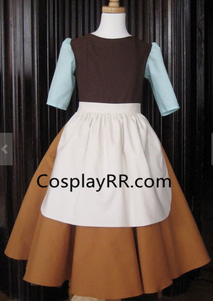 Cinderella Rags Costume Maid Dress for Child Adult