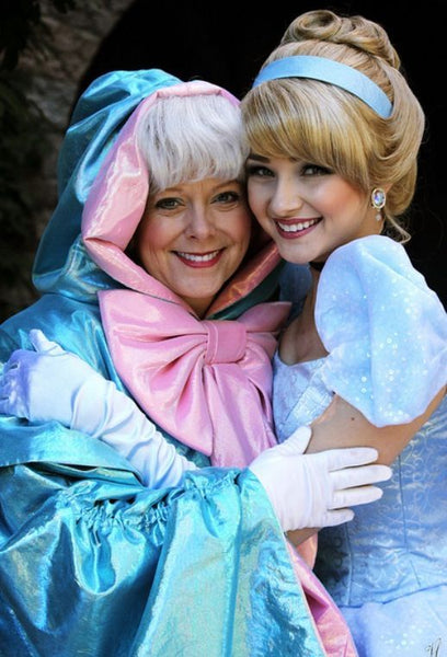 Cinderella's Fairy Godmother Dress Cosplay Costume Plus Size