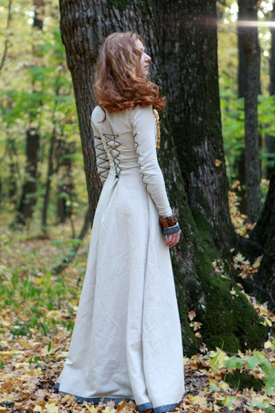 Classic Medieval Dress with Lacing Sunshine Janet