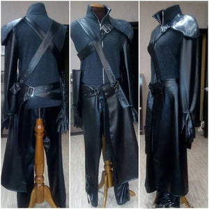 Cloud Strife cospay costume Jacket Vest Pants