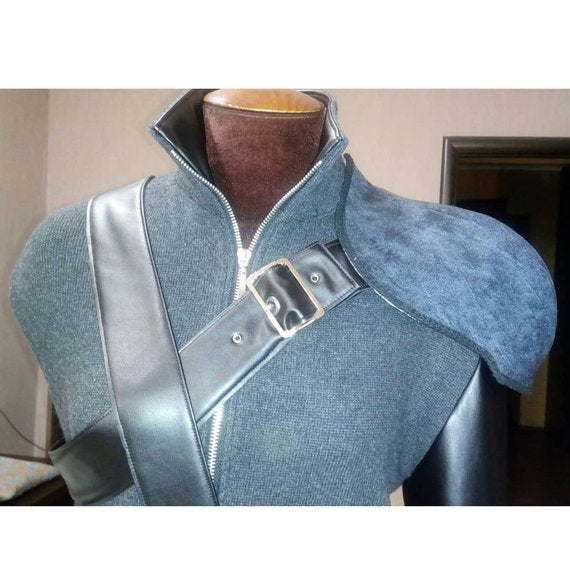 Cloud Strife cospay costume Jacket Vest Pants