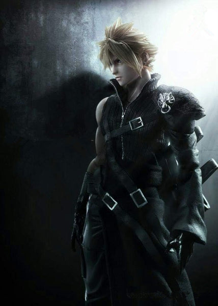 Cloud Strife cospay costume Jacket Vest Pants