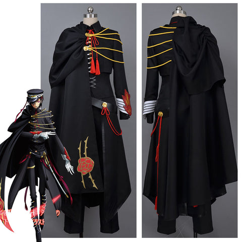 Code Geass Lelouch Costume Cosplay Outfit Code Geass Lelouch of the Rebellion Code Black in Ashford
