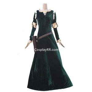 Cosplay Princess Merida brave costume for adults