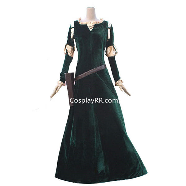 Cosplay Princess Merida brave costume for adults