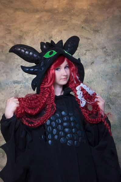 Custom Black dragon kigurumi pajama for adult onesie