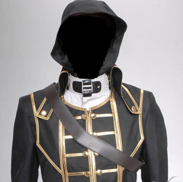 Dishonored Corvo Attano Costume Coat Vest Shirt Pants Belts