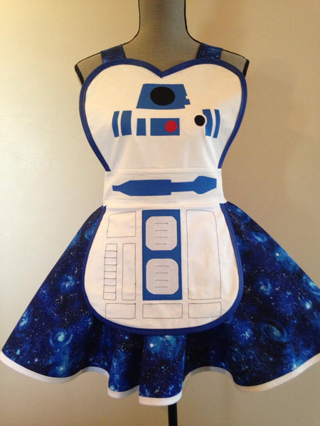 Droid apron costume retro apron plus size for child adult
