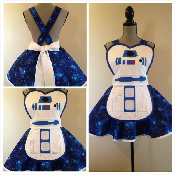 Droid apron costume retro apron plus size for child adult