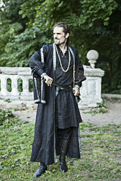 Eastern Europe Medieval Warrior Costume for Male Female