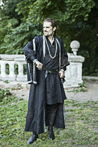 Eastern Europe Medieval Warrior Costume for Male Female
