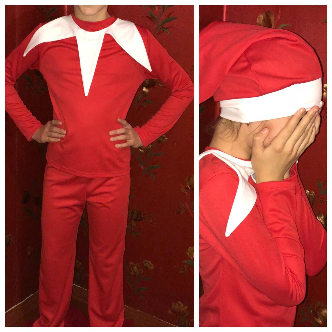 Elf costume Christmas pajamas cosplay costume