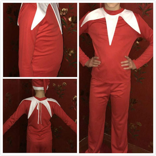 Elf costume Christmas pajamas cosplay costume