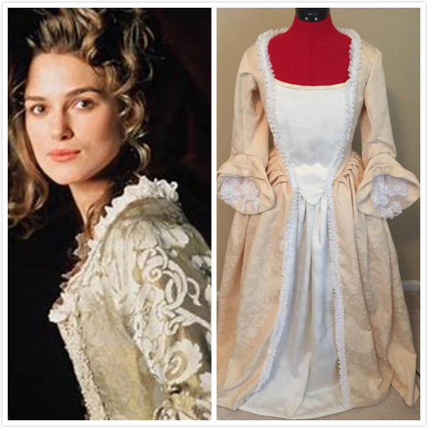 Elizabeth Swann dress costume Elizabeth Swann white nightgown plum dress