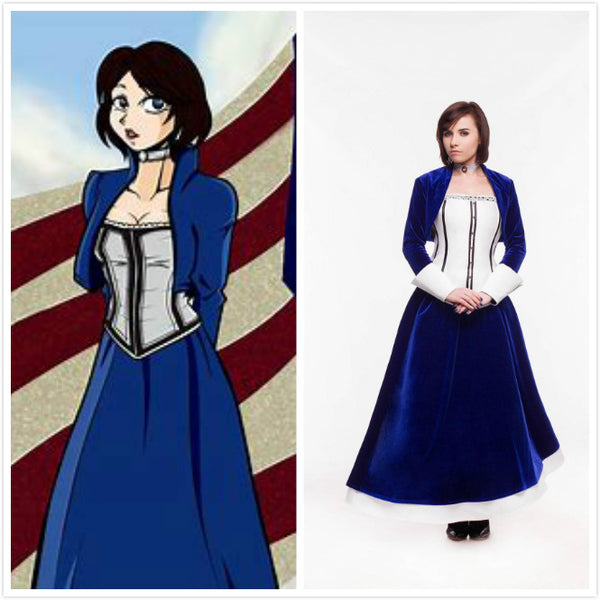 Elizabeth cosplay costume dress Halloween costume