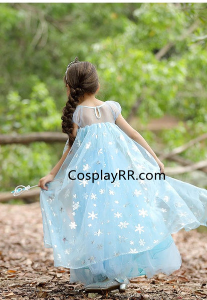 Elsa dress Princess costume for girls toddler