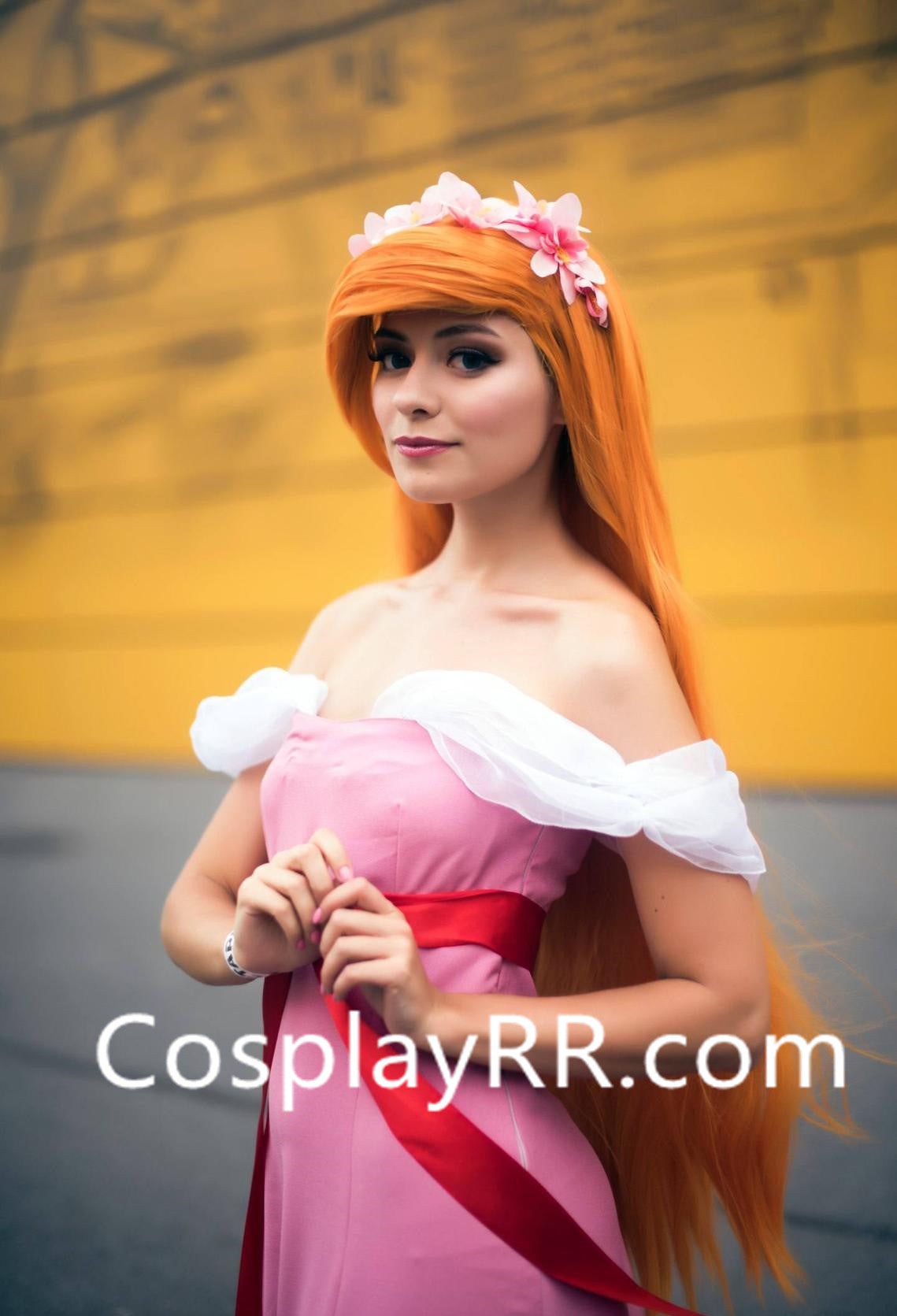 Enchanted Giselle pink dress for adult womens costume – Cosplayrr