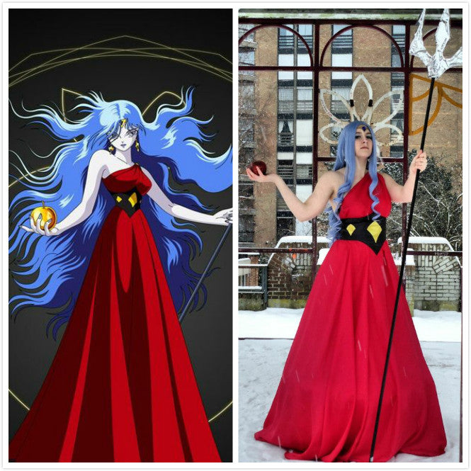 Eris Red Costume - the Evil Goddess of chaos and discord from Saint Seiya