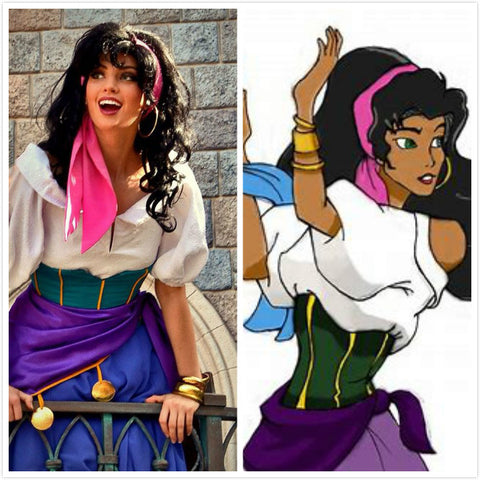 Esmeralda Costume - Esmeralda Color Dress Plus Size Available